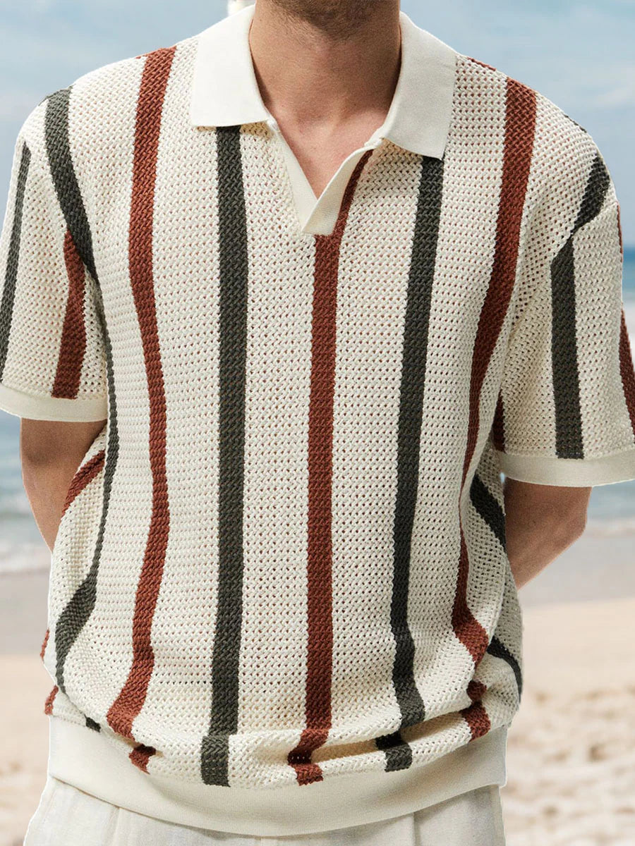 Hale Colorblock Knit Polo