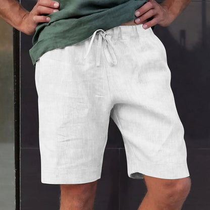 Keller Linen Multi-Pocket Drawstring Shorts