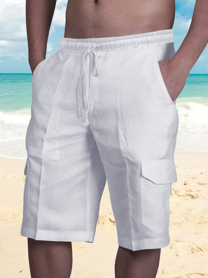 Lennox Linen Multi-Pocket Shorts