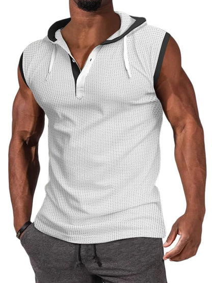 Reid Waffle Hooded Tank
