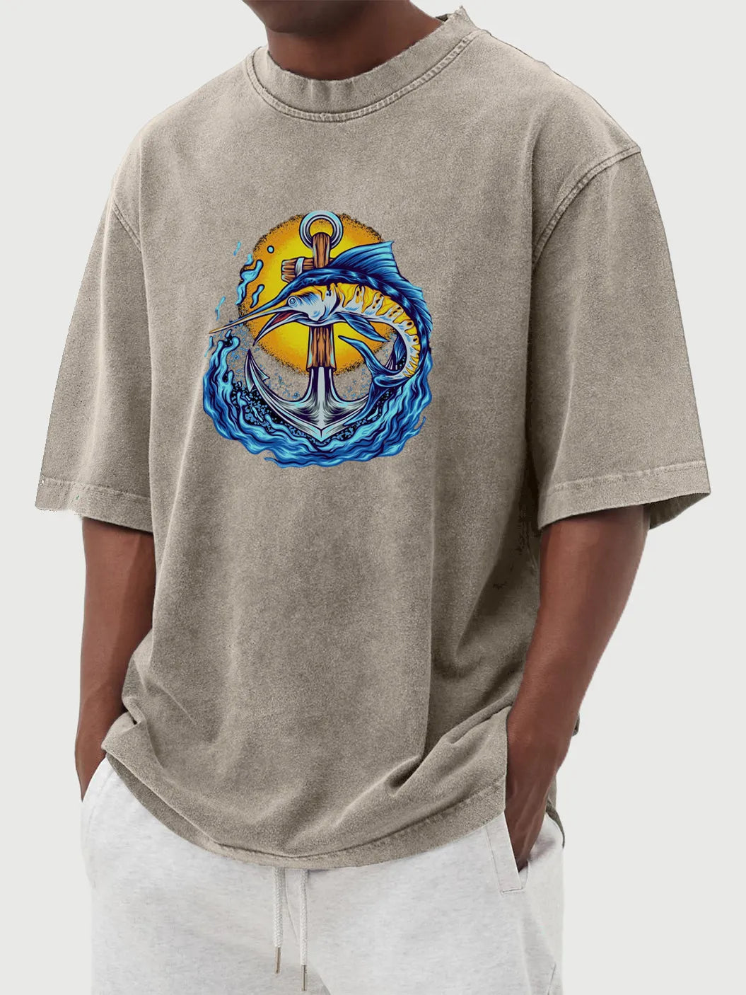 Silas Vintage Anchor Tee