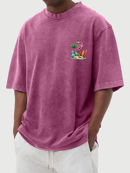 Rhodes Vintage Flamingo Tee