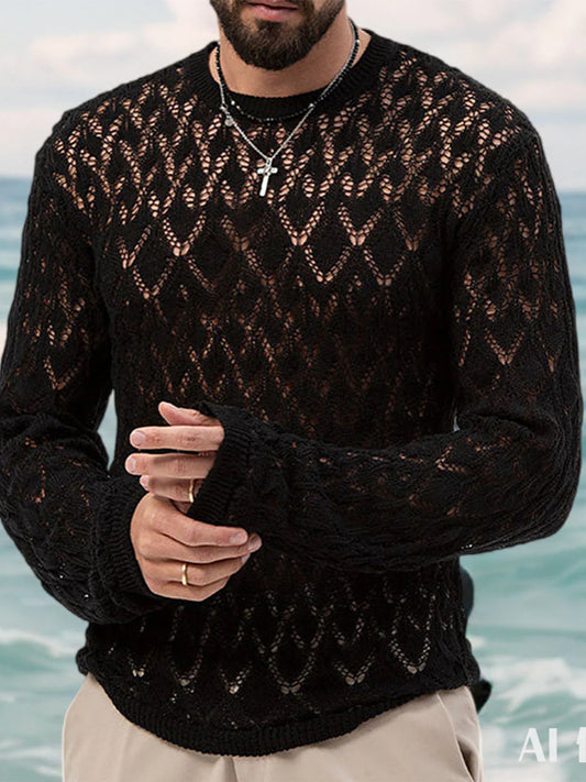 Everett Knit Long-Sleeve Shirt