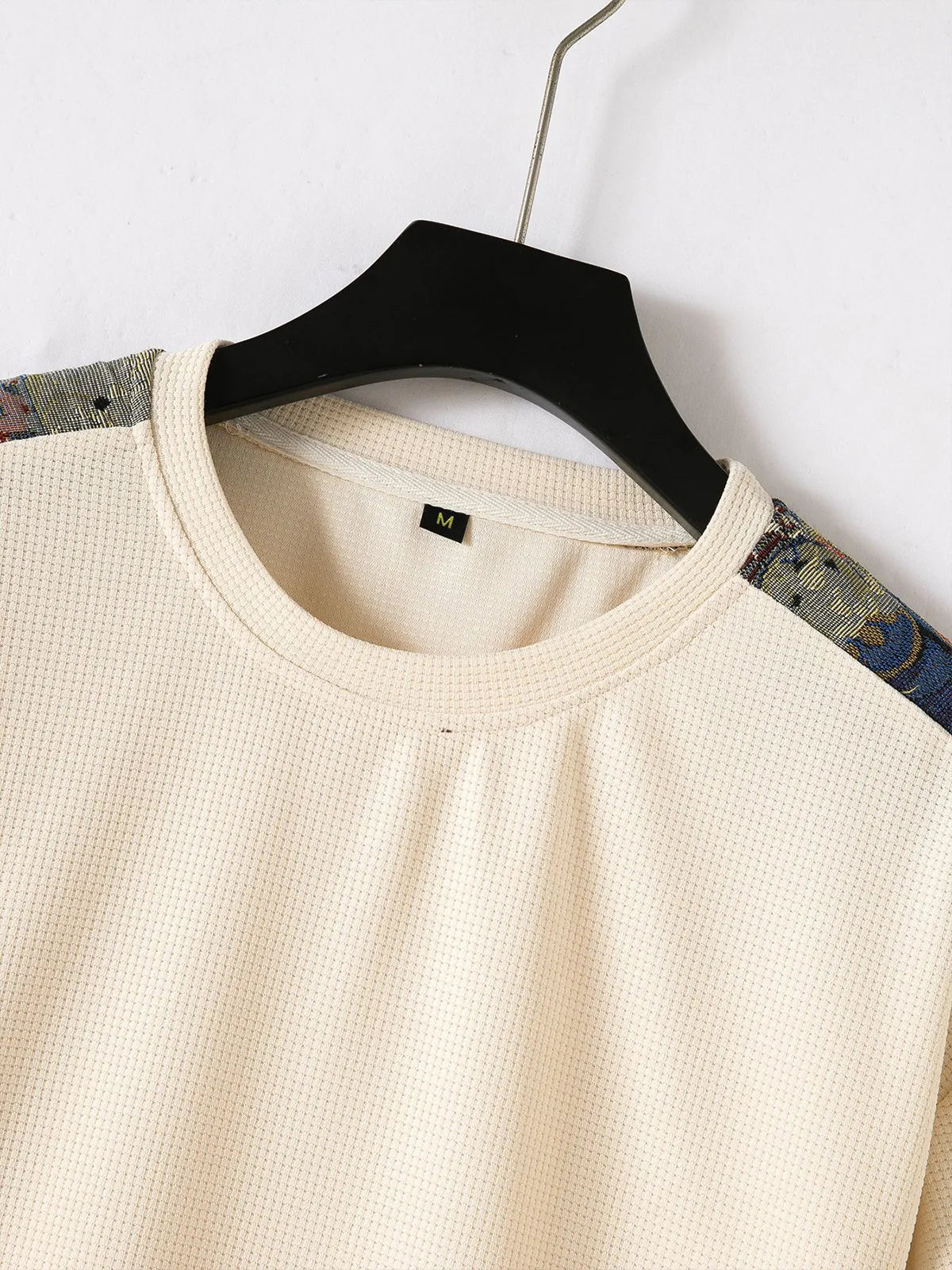 Merritt Colorblock Waffle Solid Tee