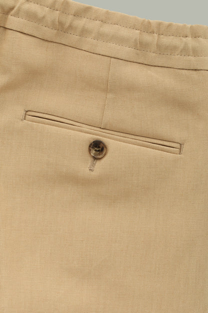 Carver Sand Linen Easy Pants