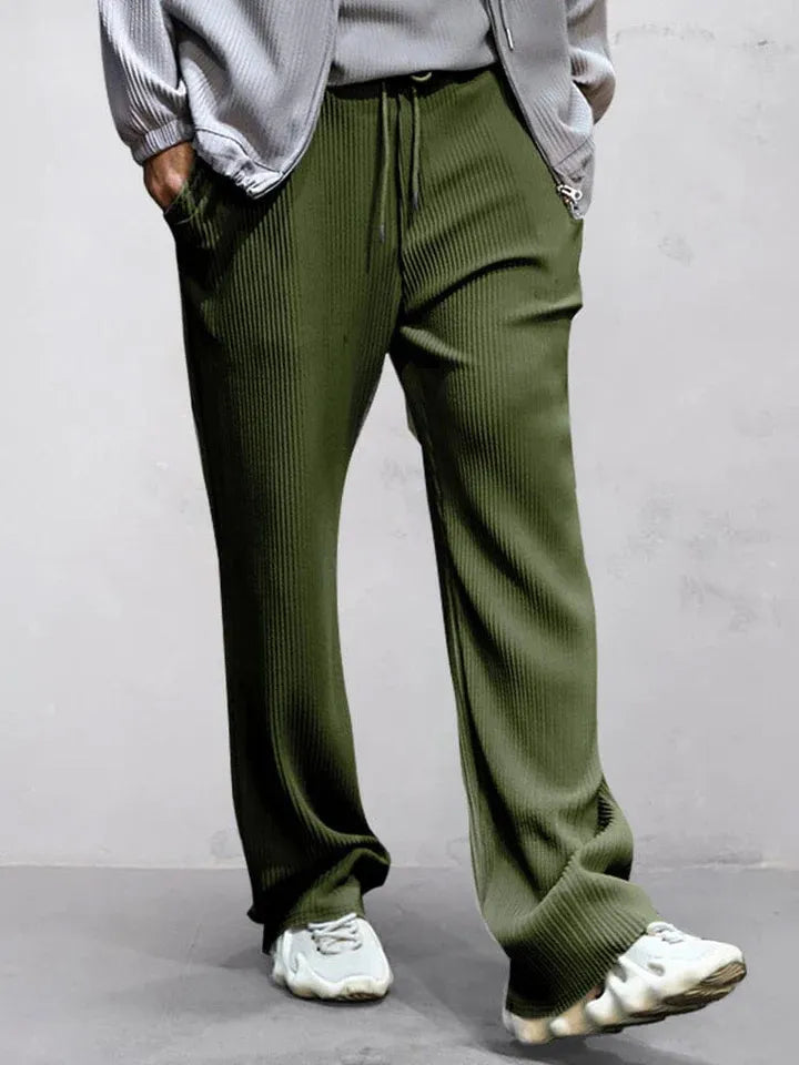 Hollis Drawstring Ribbed Pants