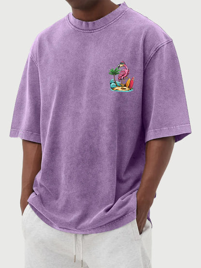 Rhodes Vintage Flamingo Tee