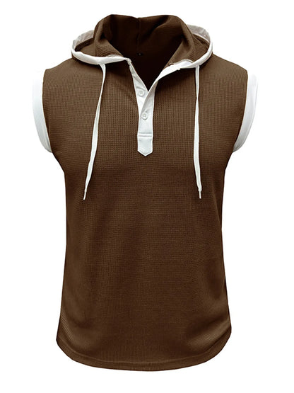 Reid Waffle Hooded Tank