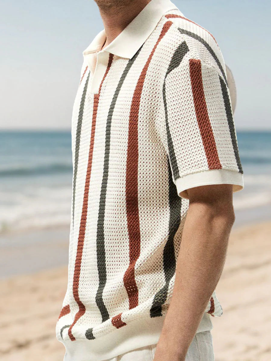 Hale Colorblock Knit Polo