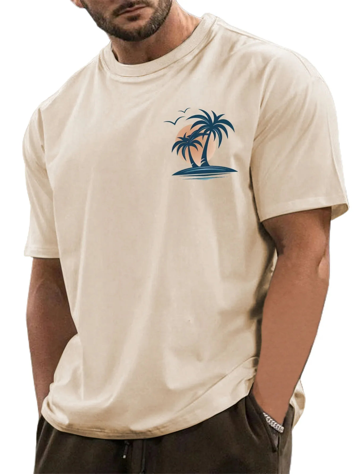 Camden Palm Tree Cotton Tee