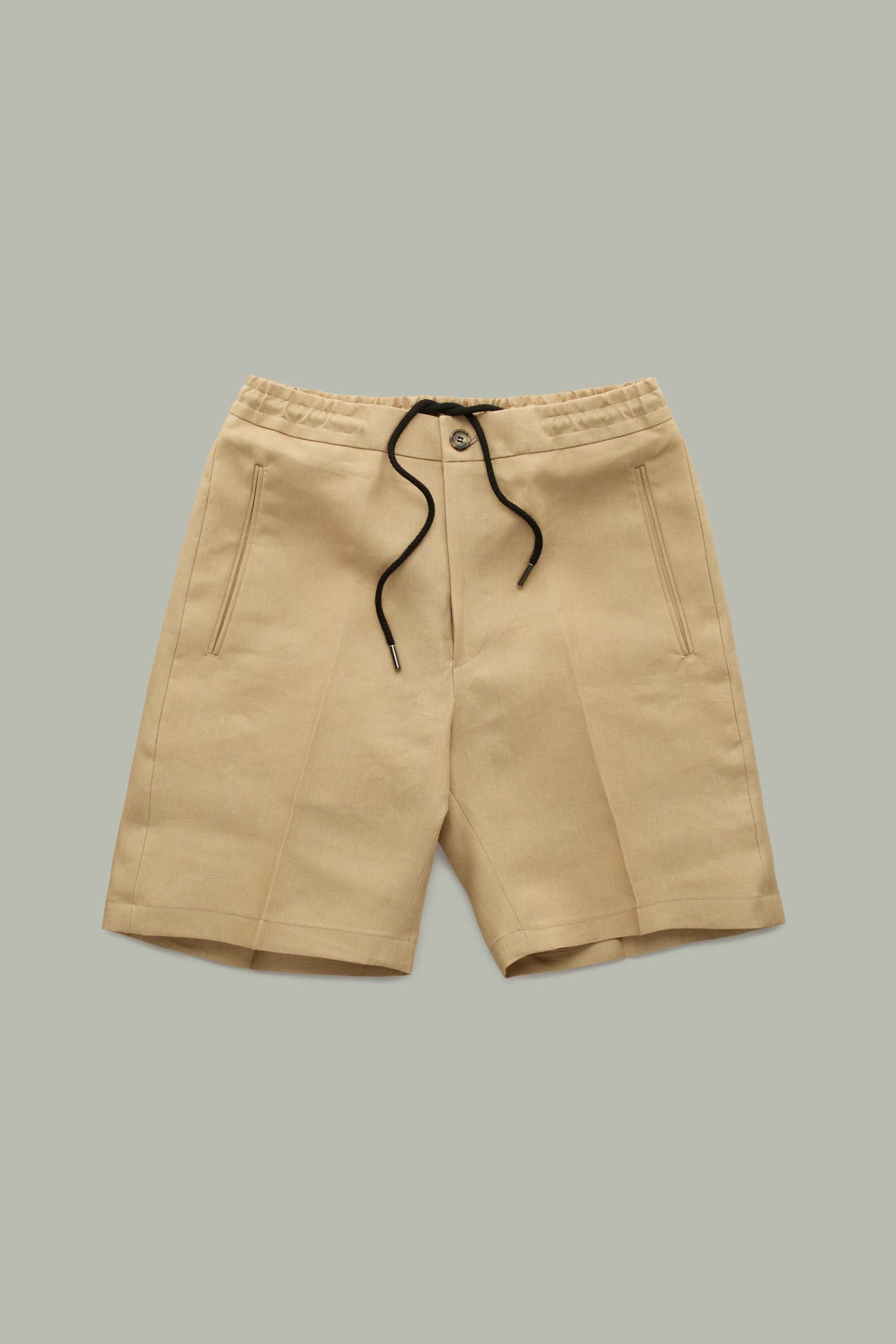 Dorian Sand Linen Easy Shorts
