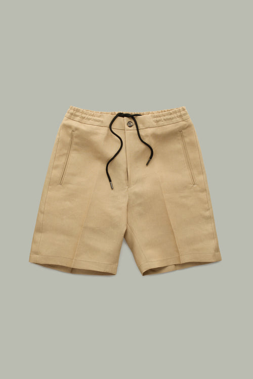Dorian Sand Linen Easy Shorts