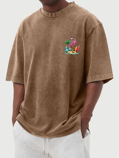 Rhodes Vintage Flamingo Tee