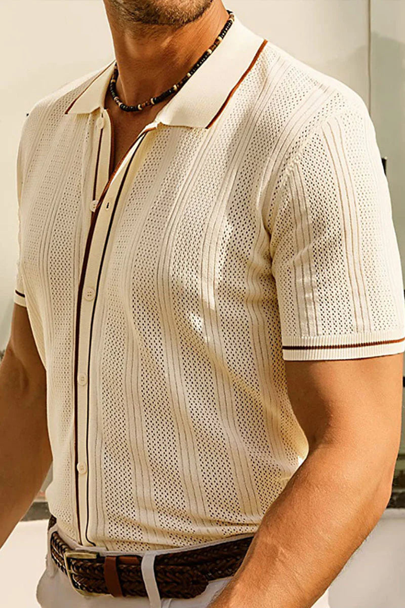Easton Colorblock Cooling Knit Polo
