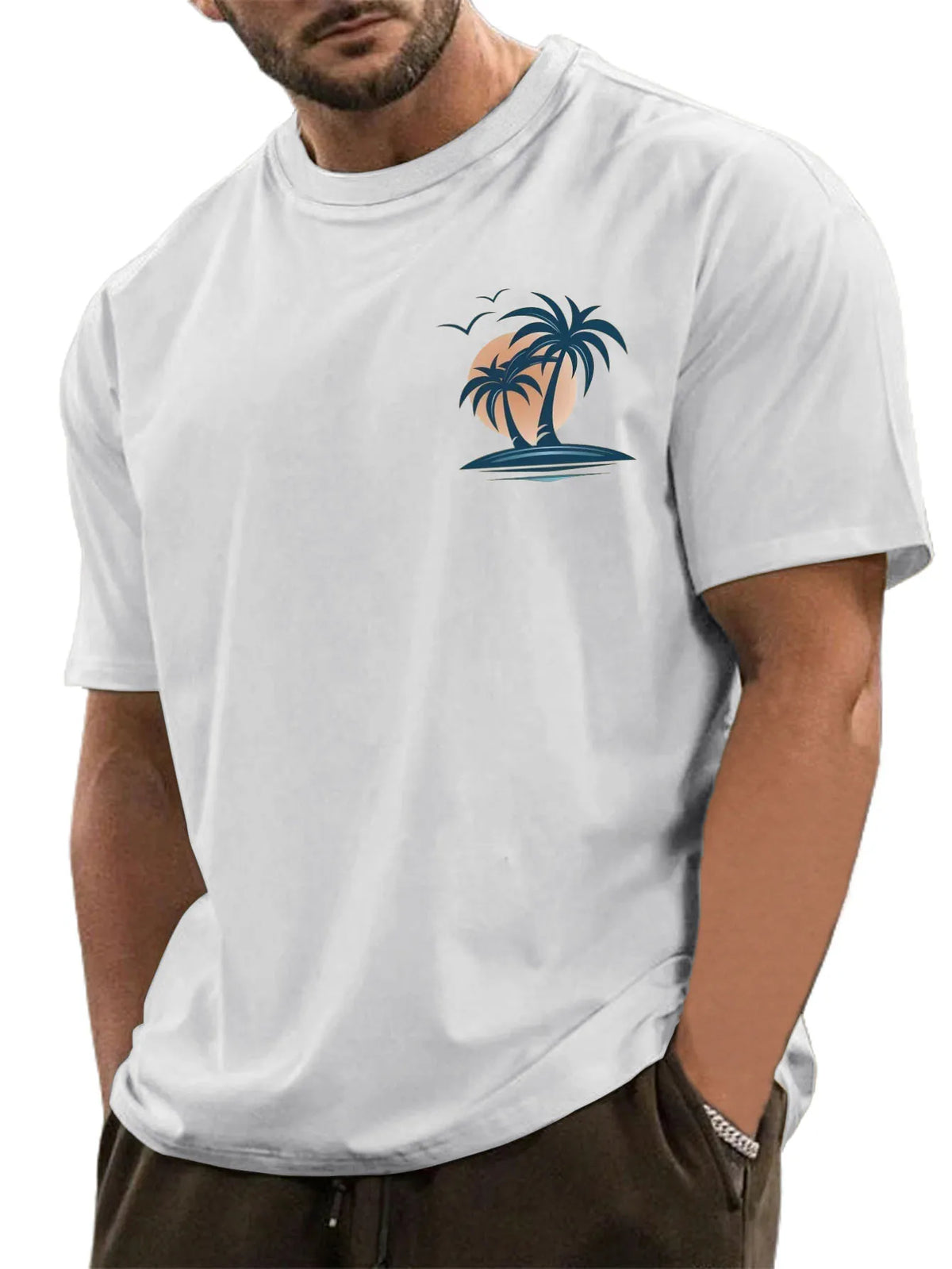Camden Palm Tree Cotton Tee