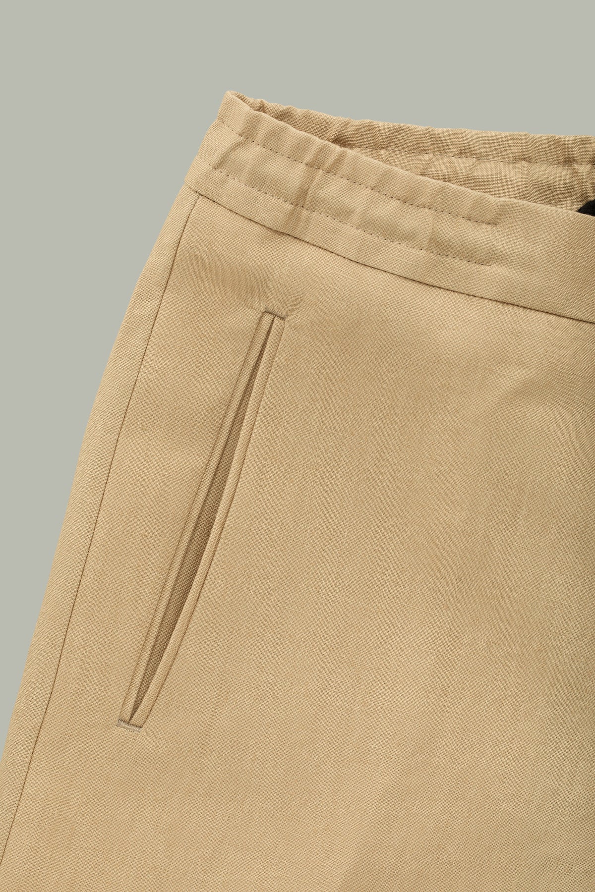 Carver Sand Linen Easy Pants