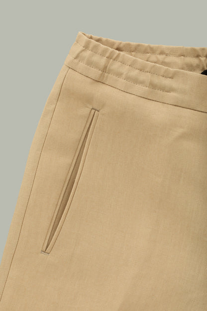Carver Sand Linen Easy Pants