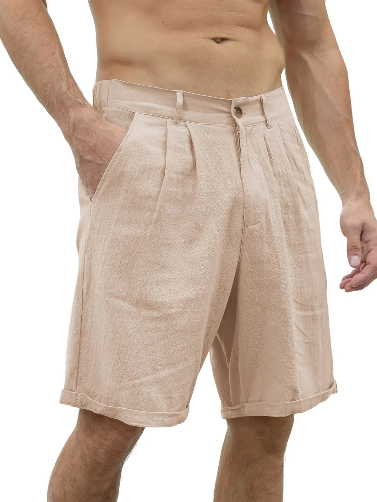 Grady Cotton-Linen Shorts
