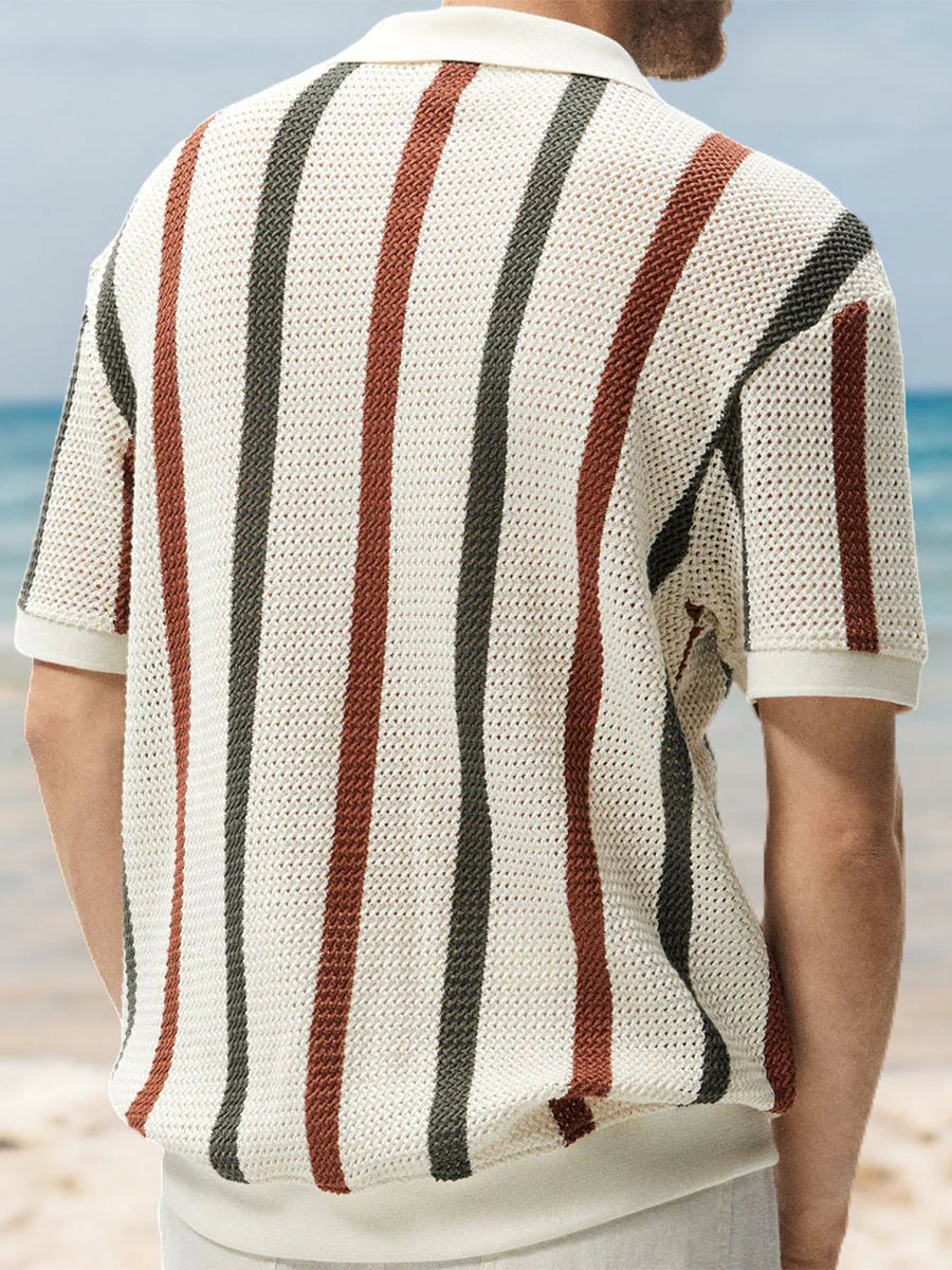 Hale Colorblock Knit Polo