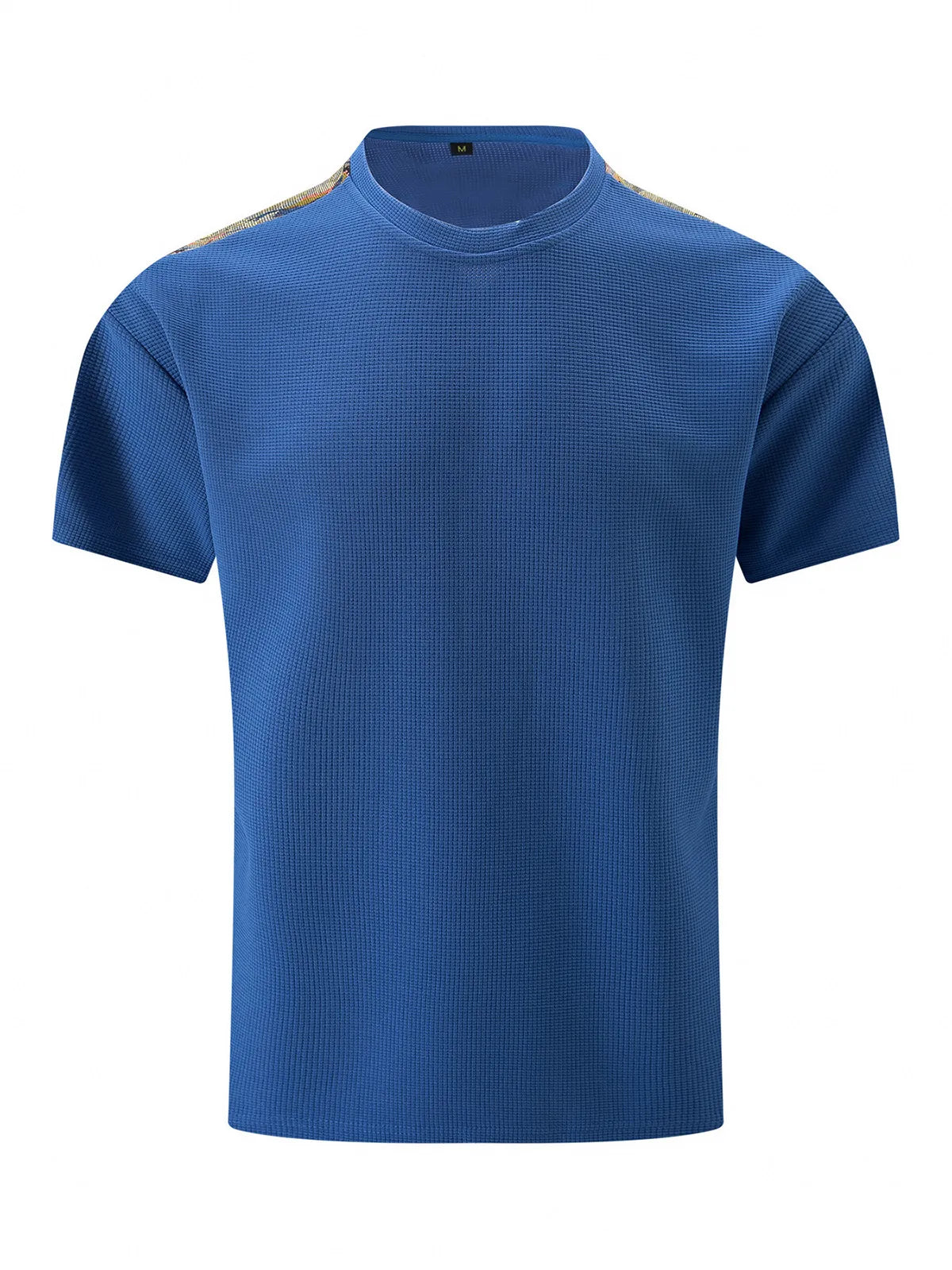 Merritt Colorblock Waffle Solid Tee
