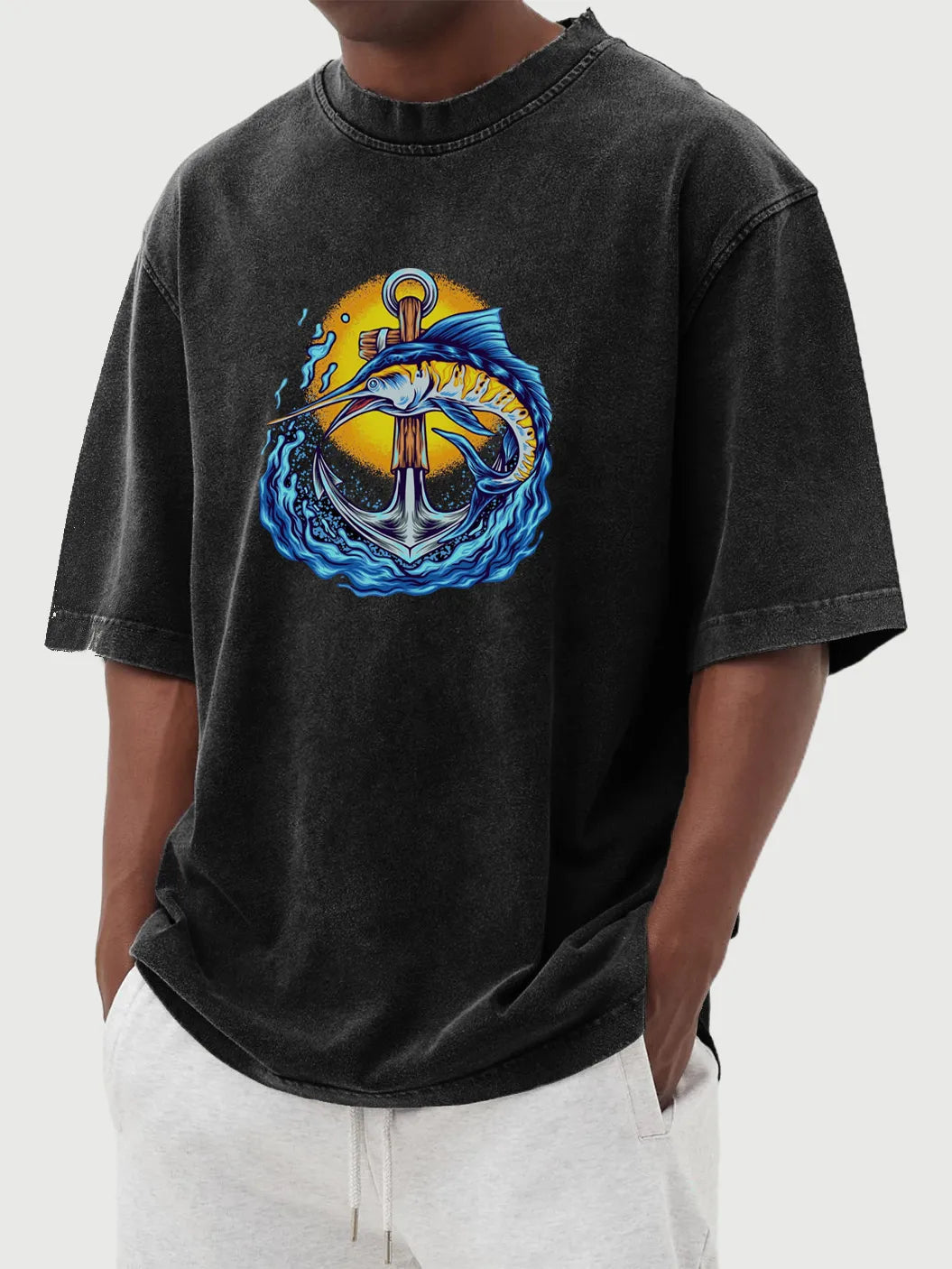 Silas Vintage Anchor Tee