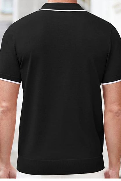 Ellis Knit Zip Polo