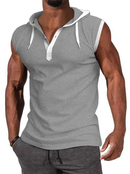 Reid Waffle Hooded Tank