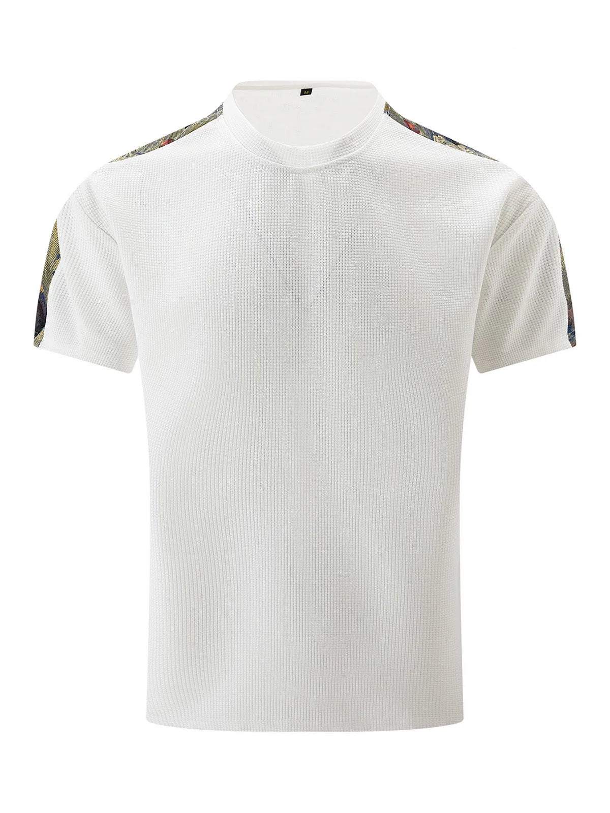 Merritt Colorblock Waffle Solid Tee