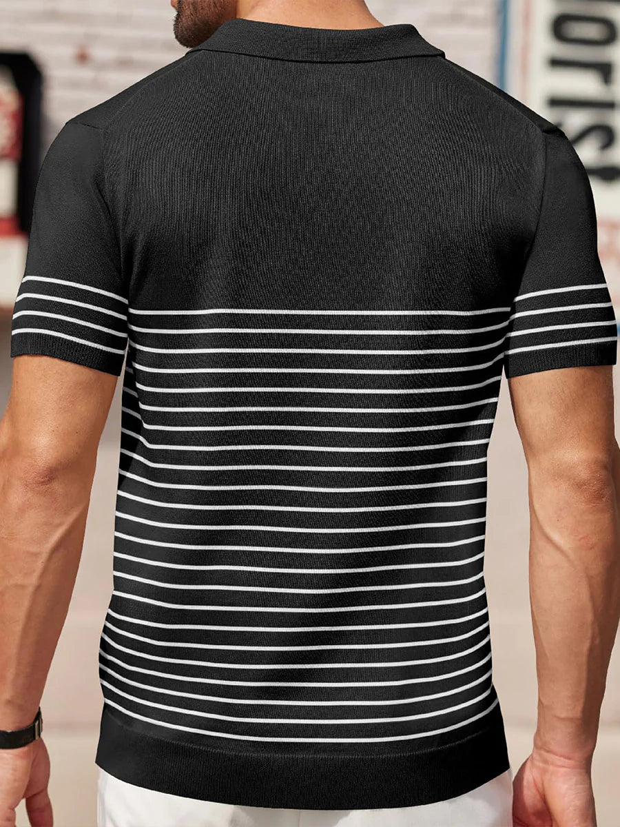 Foster Colorblock Cooling Knit Polo