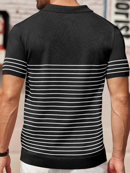 Foster Colorblock Cooling Knit Polo