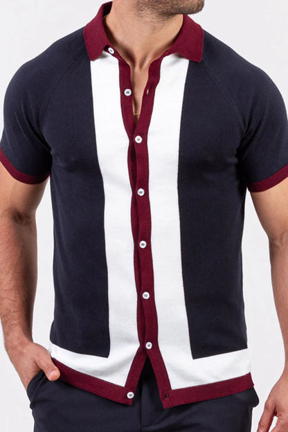 Rowan Colorblock Knit Polo
