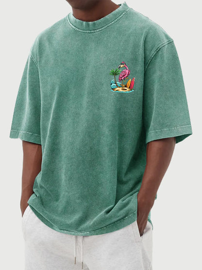 Rhodes Vintage Flamingo Tee