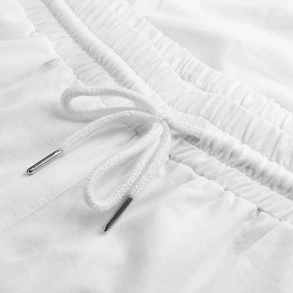Nolan Cotton-Linen Sport Solid Pants