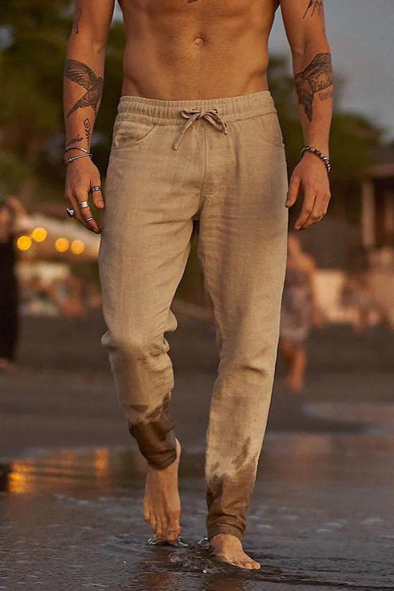 Lowell Cotton-Linen Pants