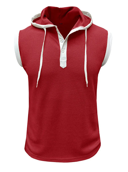 Reid Waffle Hooded Tank