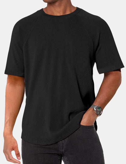 Alden Waffle Raglan Solid Tee