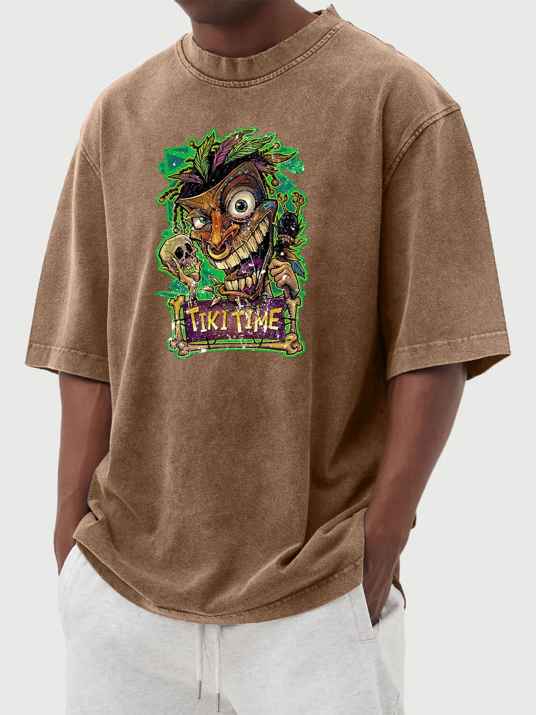 Weston Vintage Distressed Tiki Tee