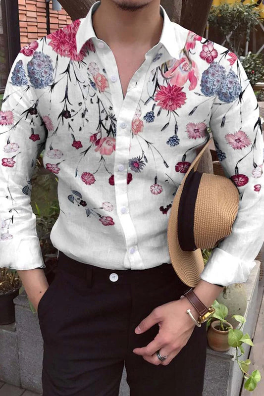 Lowell Cotton-Linen Long-Sleeve Shirt