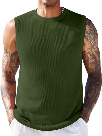Nolan Ribbed Solid Tank