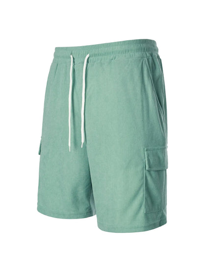 Emmett Corduroy Solid Shorts