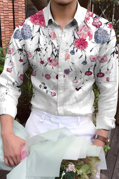 Lowell Cotton-Linen Long-Sleeve Shirt