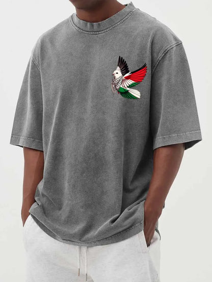 Keaton Vintage Dove Tee