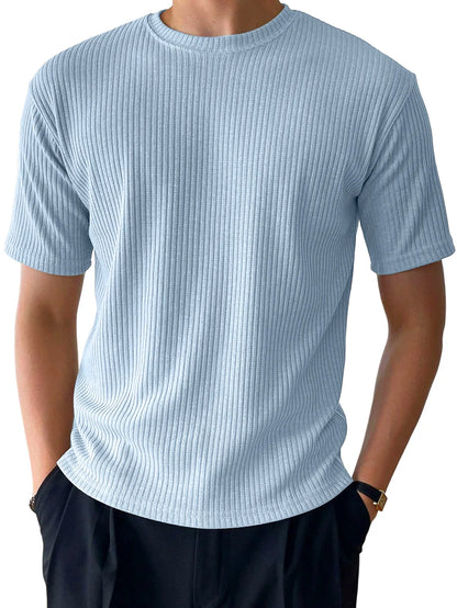 Carver Stripe Ribbed Tee