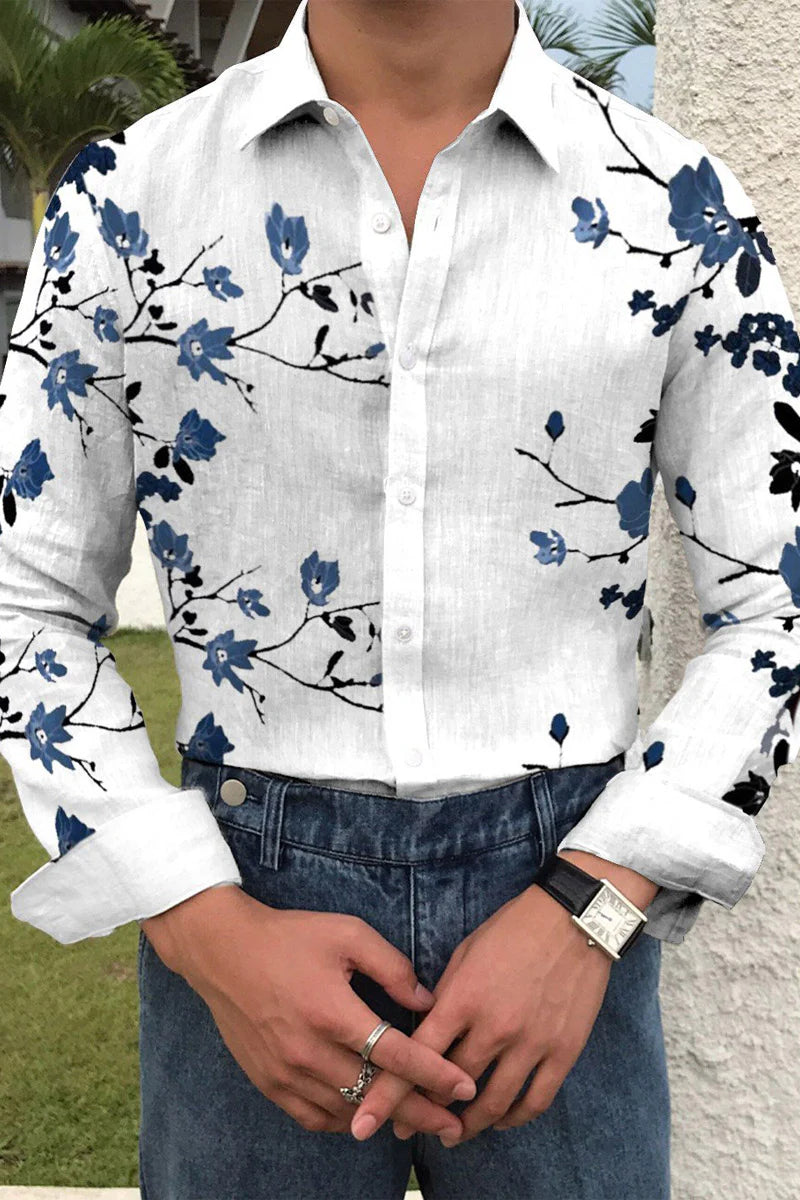 Marlow Cotton-Linen Long-Sleeve Shirt