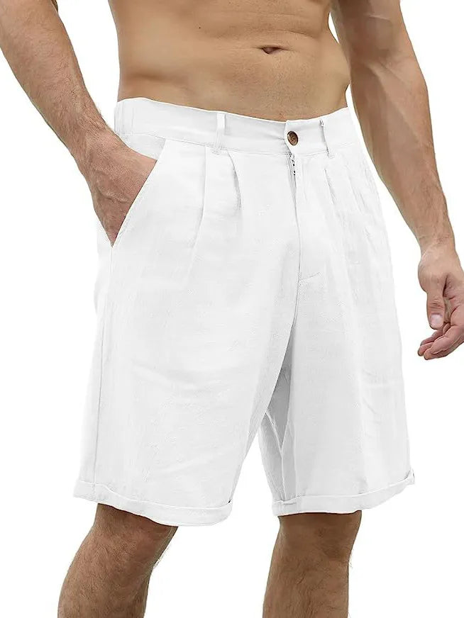 Grady Cotton-Linen Shorts