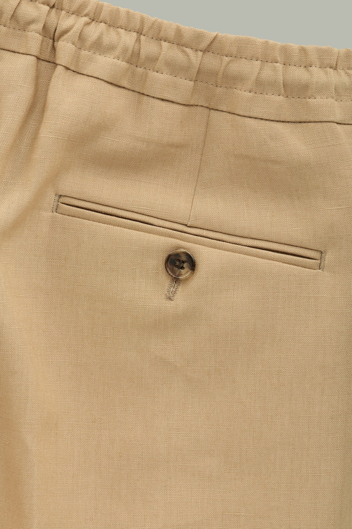 Dorian Sand Linen Easy Shorts