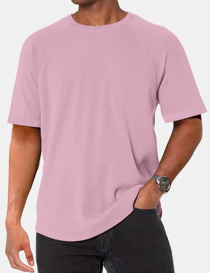 Alden Waffle Raglan Solid Tee