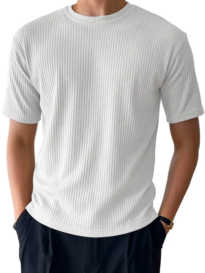 Carver Stripe Ribbed Tee