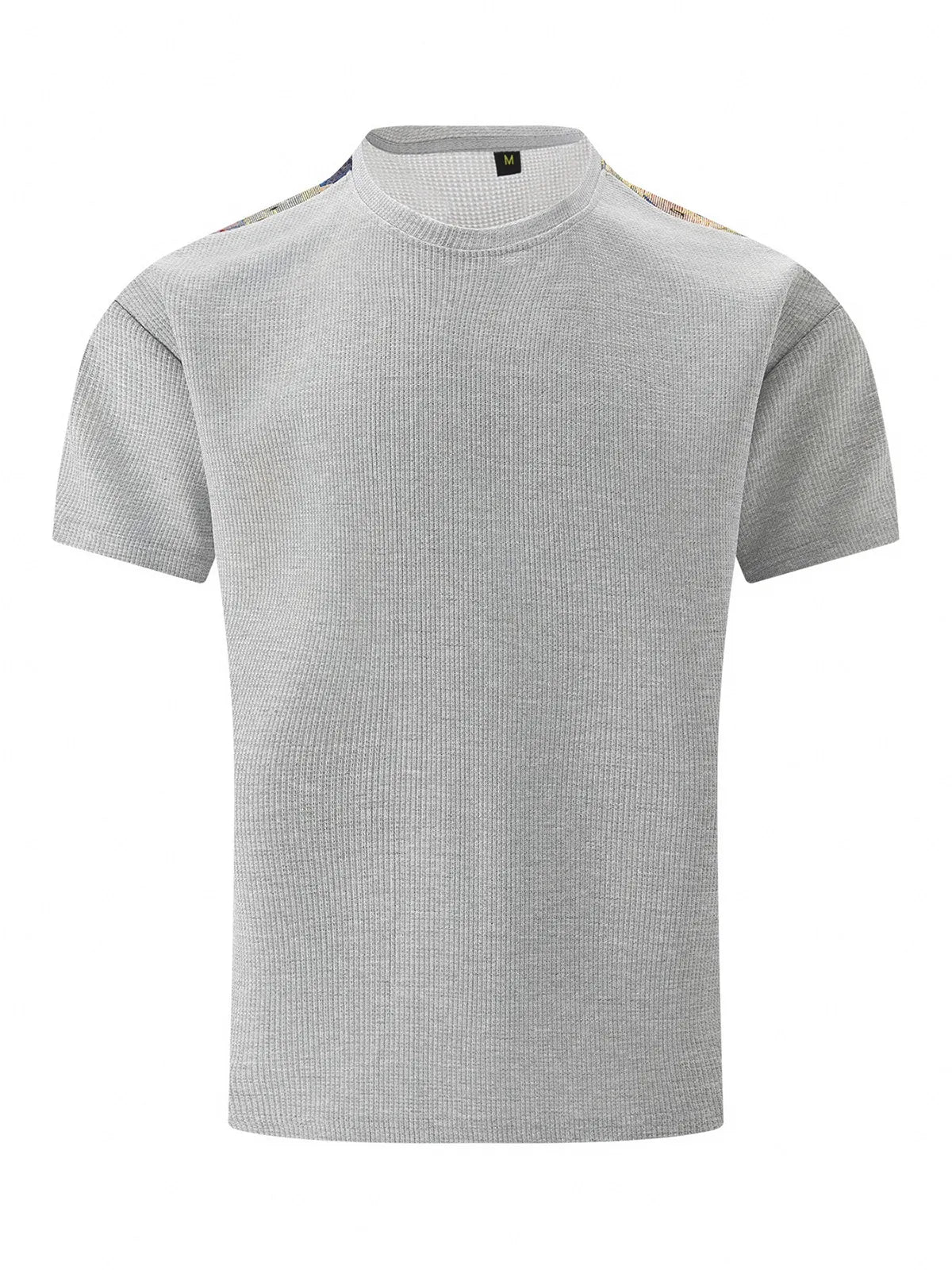 Merritt Colorblock Waffle Solid Tee