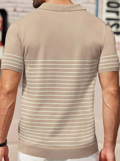 Foster Colorblock Cooling Knit Polo